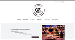 Desktop Screenshot of gtcateringandevents.com